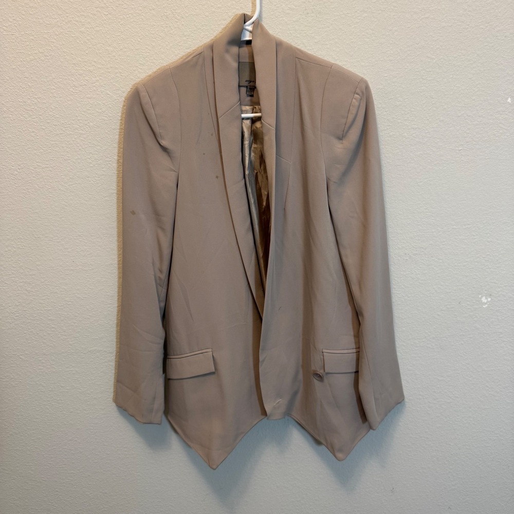 ARYN K. Women's XS Beige‎ Casual Blazer Jacket Office Career Chic